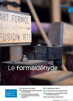 Le formaldéhyde – Article de revue – INRS | Prévention du risque chimique | Scoop.it