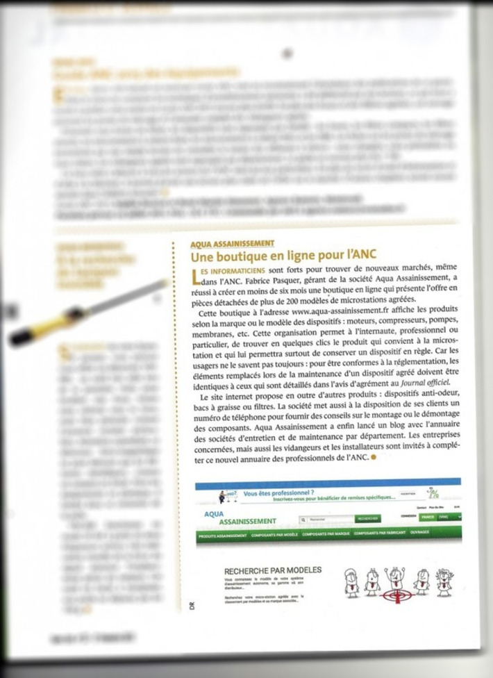 Aqua Assainissement SPANC INFO | Actualités, Communiqués Presse, Nouveautés, Infos... | Scoop.it