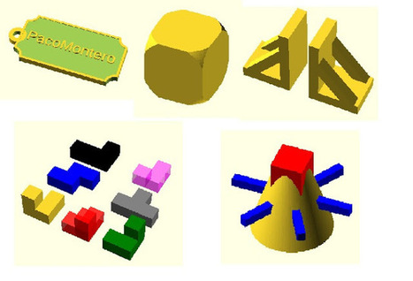 El modelado 3D, que tanto miedo daba, no es tan dif&iacute;cil. #OpenSCad y #BlocksCAD | tecno4 | Scoop.it