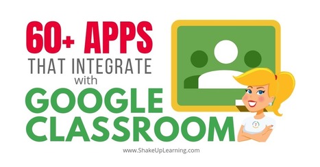 60+ Awesome Apps that Integrate with Google Classroom | iPads, MakerEd and More  in Education | Scoop.it