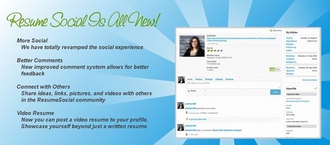 ResumeSocial.com - The first social resume community where you can post your resume online and get real feedback from others like you. - ResumeSocial.com | Effective Resumes | Scoop.it