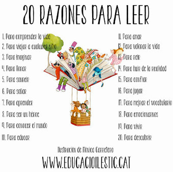 Educació i les TIC: 20 raons per llegir - "20 razones para leer" | Web 2.0 for juandoming | Scoop.it