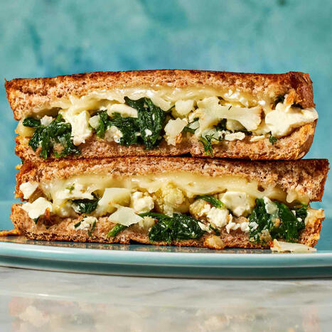 Cauliflower Spanakopita Melt | Best  Healthy Living Scoops | Scoop.it