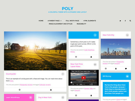 New theme: Poly | WordPress and Annotum for Education, Science,Journal Publishing | Scoop.it