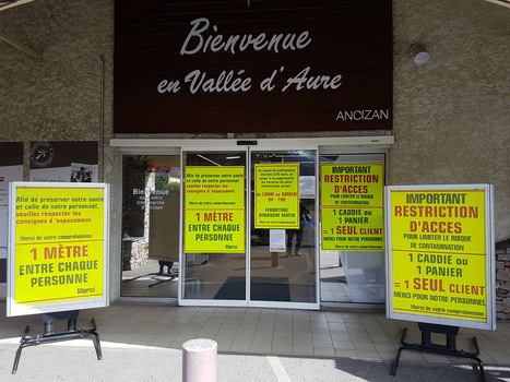 Coronavirus : des commerces alimentaires "sécurisés" | Vallées d'Aure & Louron - Pyrénées | Scoop.it