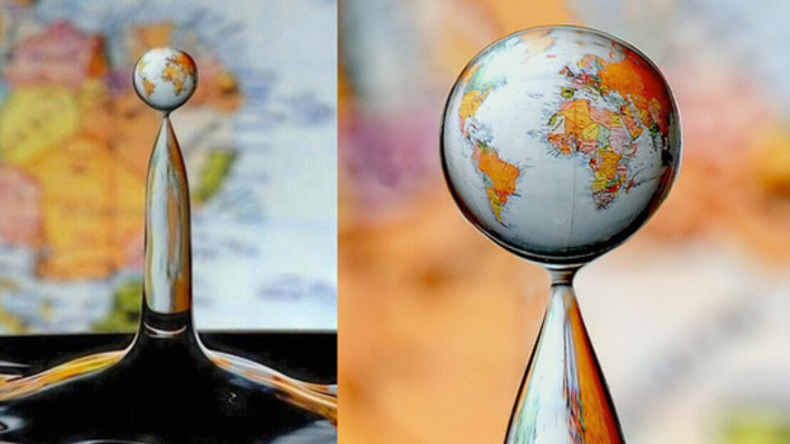 This Mindblowing Photo of a World Map In a Water Drop Is Real | Machinimania | Scoop.it