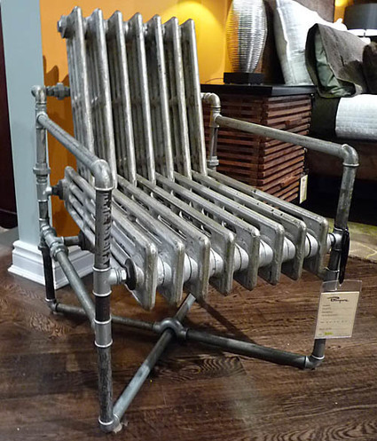 Old Radiator Into Chair | 1001 Recycling Ideas ! | Scoop.it