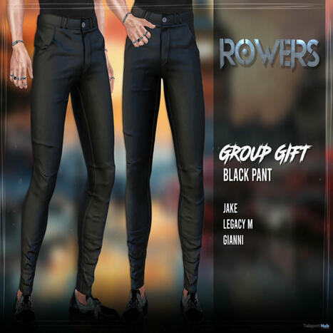 Black Pants June 2024 Group Gift by Rowers | Teleport Hub - Second Life Freebies | Second Life Freebies | Scoop.it