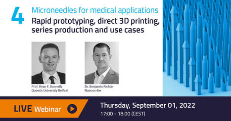 Free webinar on microneedles for medical applications | Intra-Dermal drug delivery: Opportunities and Challenges? | Scoop.it