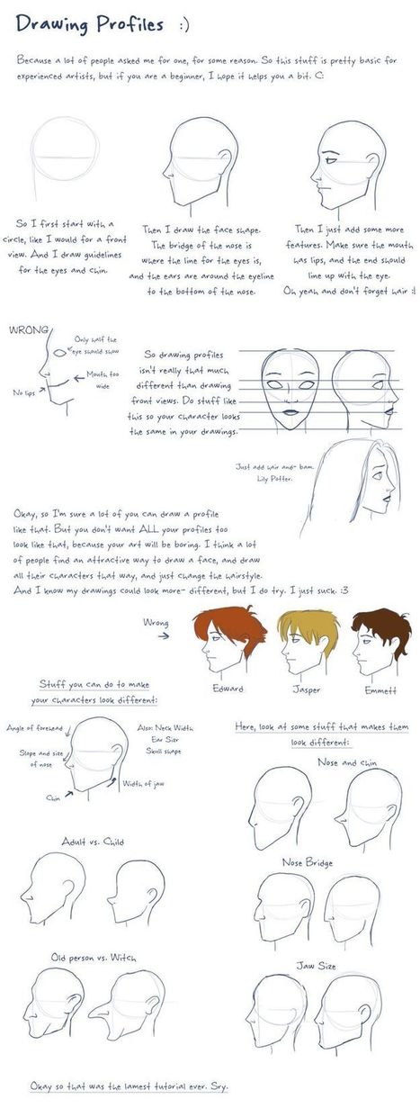 How to Draw Profiles | Drawing References and Resources | Scoop.it