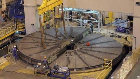 Une formidable machine pour DCNS : la machine d'usinage de grande capacité (MUGC) du site DCNS de Cherbourg | Newsletter navale | Scoop.it