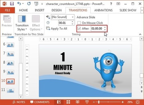 Countdown PowerPoint Template With 10 Minutes Timer | ED 262 Culture Clip & Final Project Presentations | Scoop.it