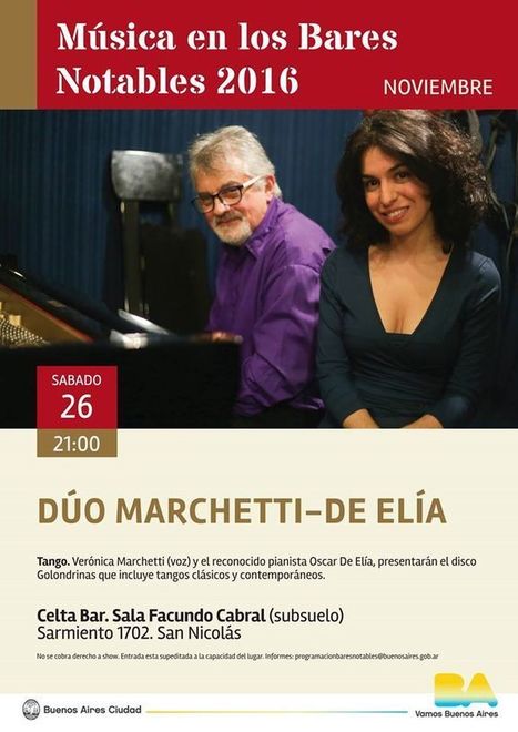 CABA: D&uacute;o Marchetti - De El&iacute;a en Celta Bar | Mundo Tanguero | Scoop.it