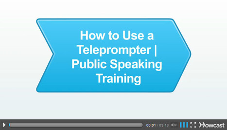 How to Use a Teleprompter | Into the Driver's Seat | Scoop.it