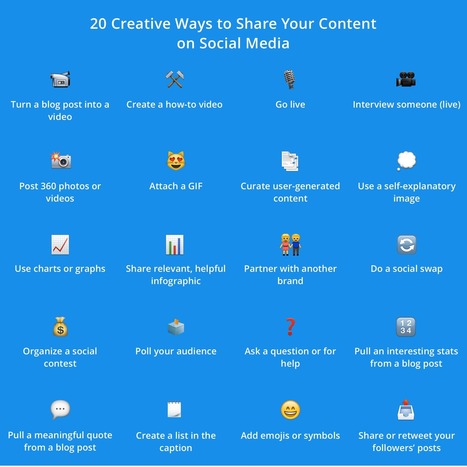 Social Media Content Ideas: 20 Ways to Grow Your Following | Public Relations & Social Marketing Insight | Scoop.it