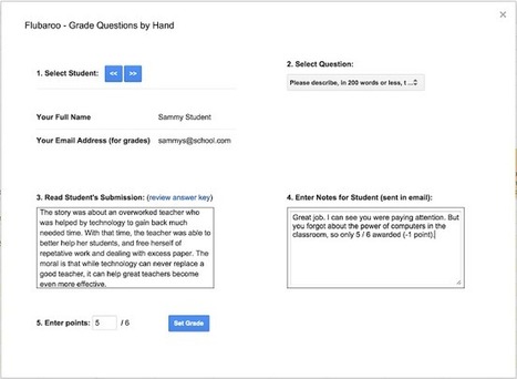 Google and Flubaroo - automate feedback / grading | Moodle and Web 2.0 | Scoop.it