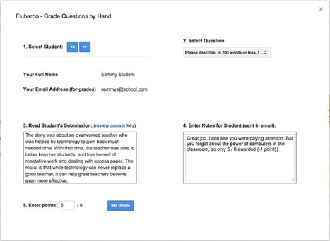 Google and Flubaroo - automate feedback / grading | Into the Driver's Seat | Scoop.it