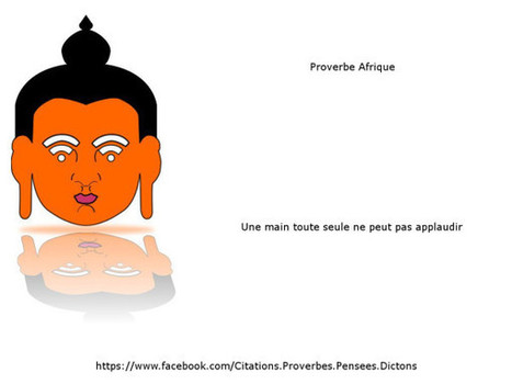 Proverbe Afrique : une main tout seule ne peut pas applaudir. on Twitpic | Citations Proverbes | Scoop.it