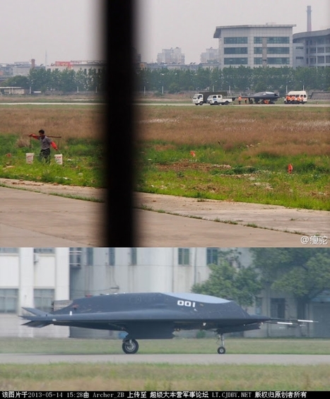 Après le catapultage du X-47 américain, voici des premières photos de son clone chinois... | DEFENSE NEWS | Scoop.it