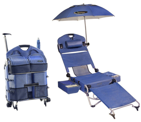LoungePac The Complete Beach Chair | All Geeks | Scoop.it