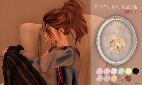 Moco Moco Earrings Group Gift by M.I.X.* | Teleport Hub - Second Life Freebies | Second Life Freebies | Scoop.it