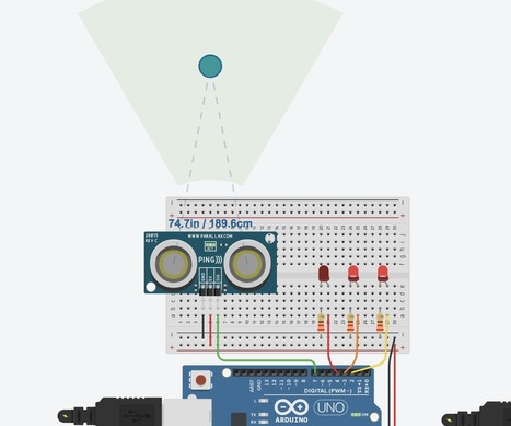 Ultrasonic Distance Sensor in Arduino With Tinkercad: 6 Steps (with Pictures) | tecno4 | Scoop.it