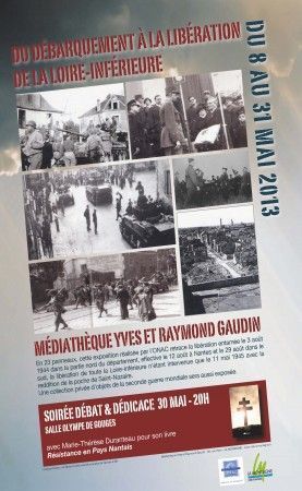 Derniers jours pour l'exposition : « Du débarquement à la libération de la Loire-Inférieure » - [ONACVG] | Histoire 2 guerres | Scoop.it