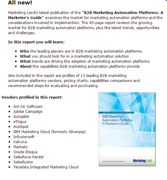 B2B Marketing Automation Platforms: A Marketer's Guide | WHY IT MATTERS: Digital Transformation | Scoop.it