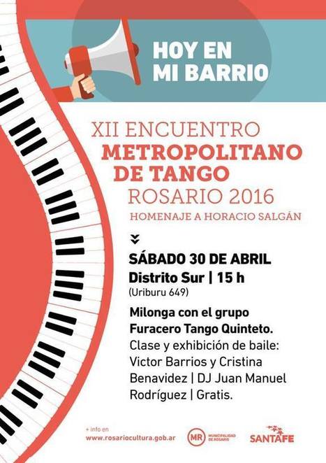 Rosario: Xii Encuentro Metropolitano de Tango  | Mundo Tanguero | Scoop.it