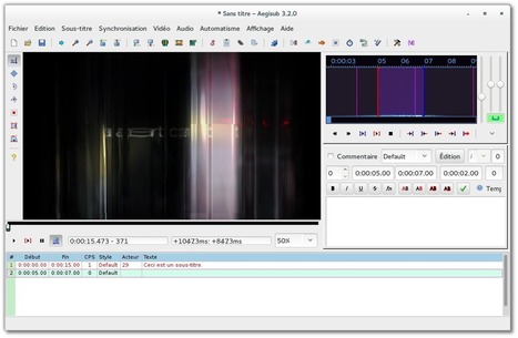 Aegisub : Un éditeur de sous-titres open source très complet pour GNU/Linux, Windows et Mac OS X | Libre de faire, Faire Libre | Scoop.it