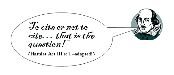 To Cite Or Not To Cite It S Never A Question