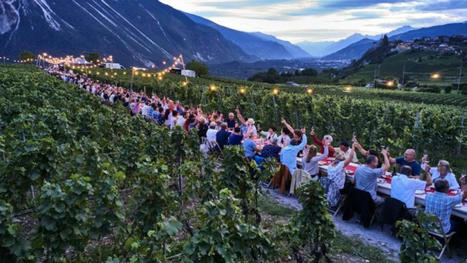 Swiss Wine Valais lance une série de tavolatas estivales au coeur du vignoble | (Macro)Tendances Tourisme & Travel | Scoop.it