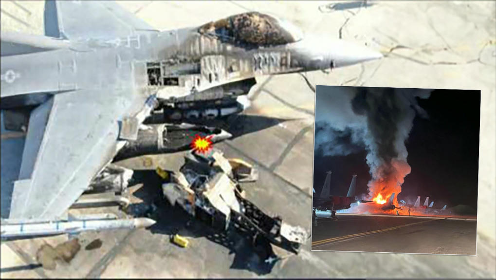 Ground Mishap Involving F-16 and Weapons Loader...