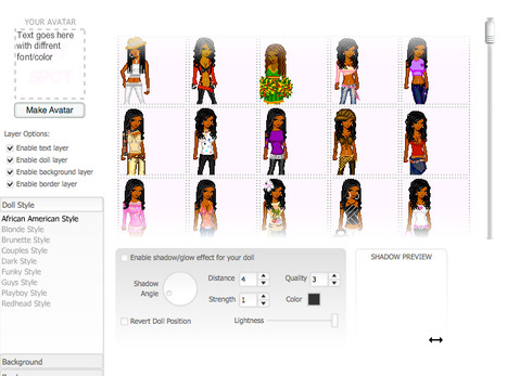 1MakeAvatars.com | Custom Avatars - Make your own avatars  (for girls) | Digital Delights - Avatars, Virtual Worlds, Gamification | Scoop.it