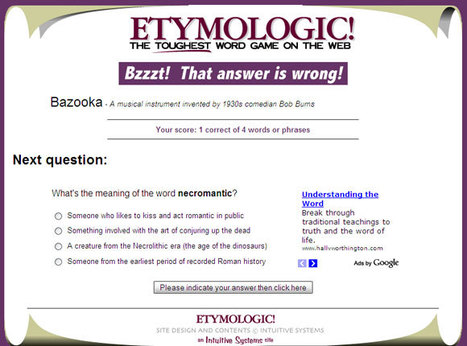 8 Quick Online Word Games To Play With Your Vocabulary | Word Games | Scoop.it