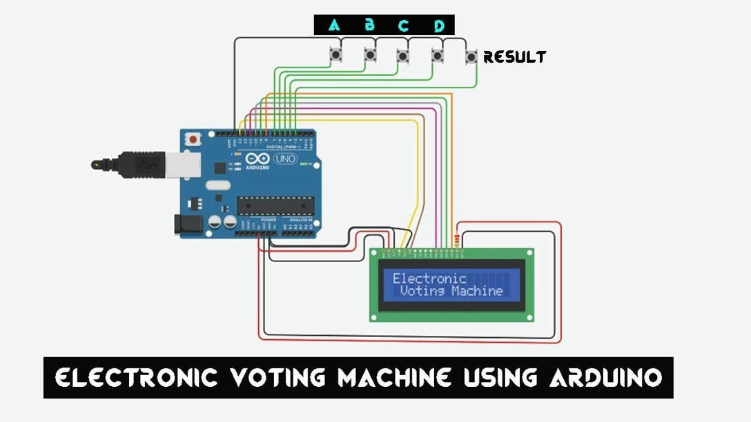 Electronic Voting Machine Using Arduino Uno 16 8494