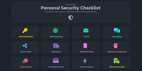 Digital Defense : The ultimate personal security checklist to secure your digital life | information analyst | Scoop.it