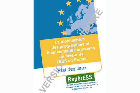 "Quand l'ESS est un levier politique affirmé, l'Europe abonde à l'ESS" | Co-construction, mécénat et philanthropie | Scoop.it