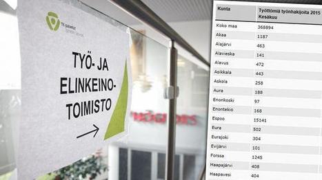 Työttömyys kurittaa Suomea – näin tilanne on muuttunut kotikunnassasi vuodessa | 1Uutiset - Lukemisen tähden | Scoop.it