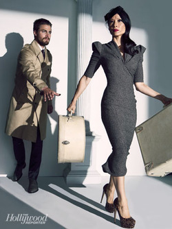 yvrshoots: Arrow’s Stephen Amell and Lucy Liu... | ARROWTV | Scoop.it