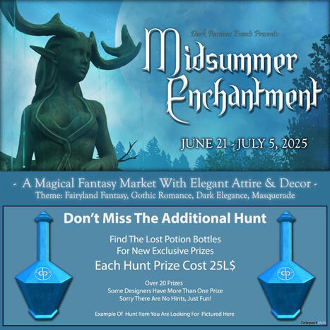 Midsummer Enchantment Event & Hunt 2025 | Teleport Hub - Second Life Freebies | Teleport Hub | Scoop.it