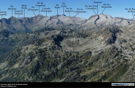 Panorama à 360° depuis le pic de Bastan | pyrenees360.fr | Vallées d'Aure & Louron - Pyrénées | Scoop.it