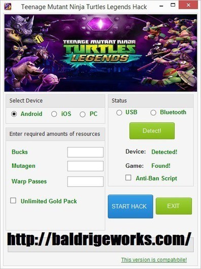 Ninja Turtles Legends Hack