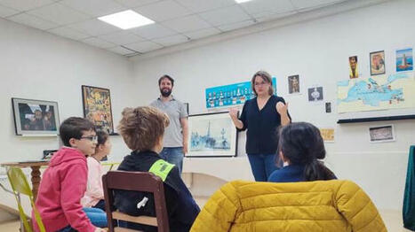 Retour d'expérience : Thomas et Émilie Villey racontent l’Histoire ancienne aux enfants à La Curieuse | - Lettre d'information Orient & Méditerranée - | Scoop.it