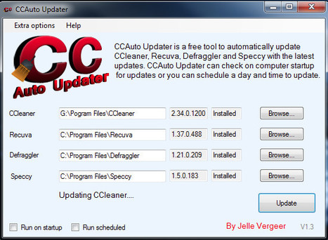 Mettre à jour automatiquement CCleaner avec CCleaner Auto Updater | Time to Learn | Scoop.it