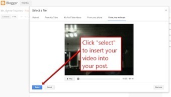 Free Technology for Teachers: An Easy Way to Create Video Blog Entries | Professional Learning Promotion & Engagement | Scoop.it