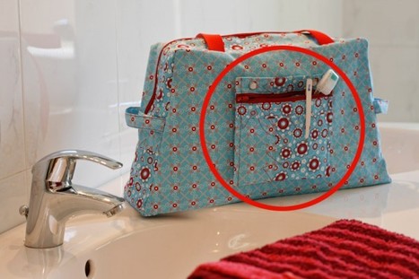 Kostenloses Schnittmuster für einen Kulturbeutel (Handtasche) | Nähen | Scoop.it