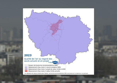 La qualité de l'air en Île-de-France a continué de s'améliorer en 2023, selon Airparif | Regards croisés sur la transition écologique | Scoop.it