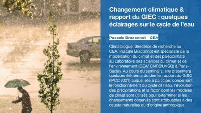 Pascale Braconnot " Changement climatique et rapport du GIEC : quelques éclairages sur le cycle de l’eau " | Gestion de l'eau | Scoop.it