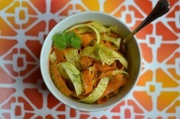 De bouche à table – Salade de “fettuccini” de carottes et de panais | Légumes de saison | Scoop.it